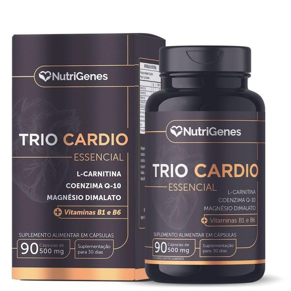 Trio Cardio Essencial 90 Cápsulas 500mg Nutrigenes