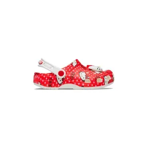 Sandália Crocs Hello Kitty Red Classic Clog K Infantil - 27