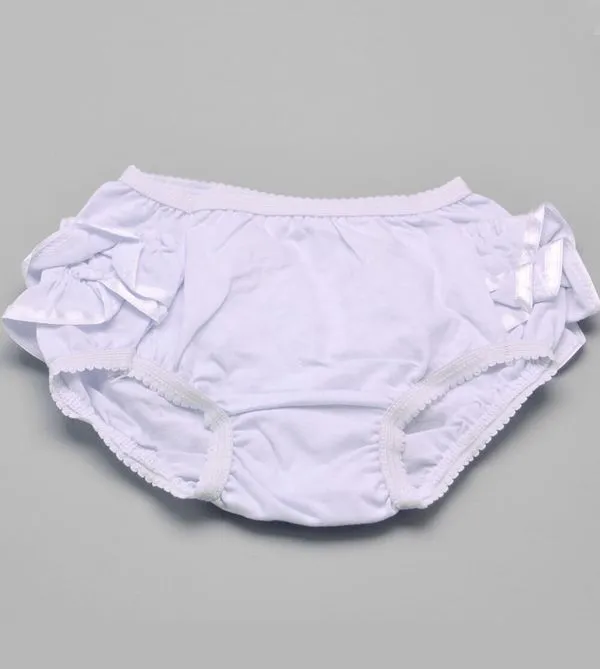 Calcinha Laço - 37 De 1 a 4 anos Branco - G