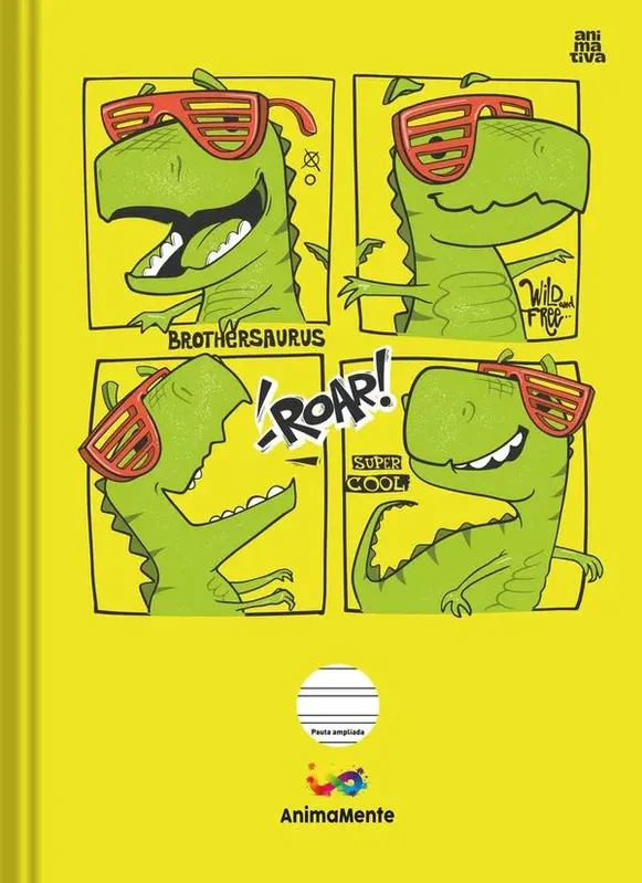 Caderno Brochurão 80 Folhas Capa Dura Animamente