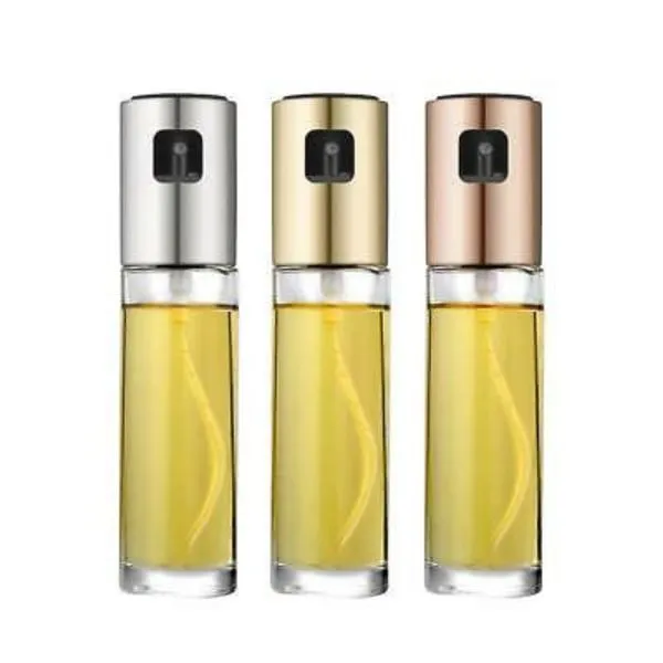 Pulverizador Spray De Azeite Vidro Garrafa Dispenser Utensilio De Cozinha