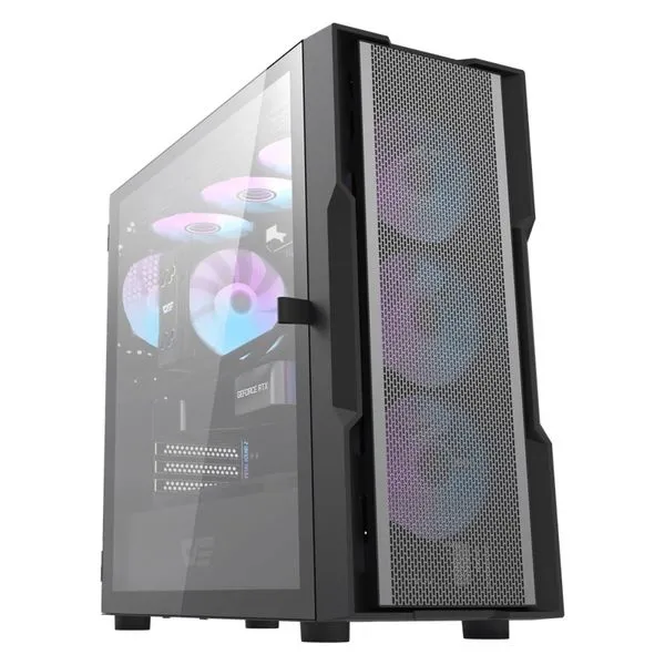 Gabinete Gamer Darkflash DK431 E-ATX Mesh ARGB Preto