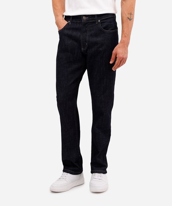 calça slim masculina jeans azul 44