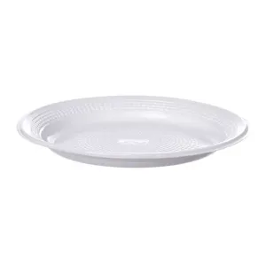 Prato Plástico para Bolo 15cm Branco - Trik Trik