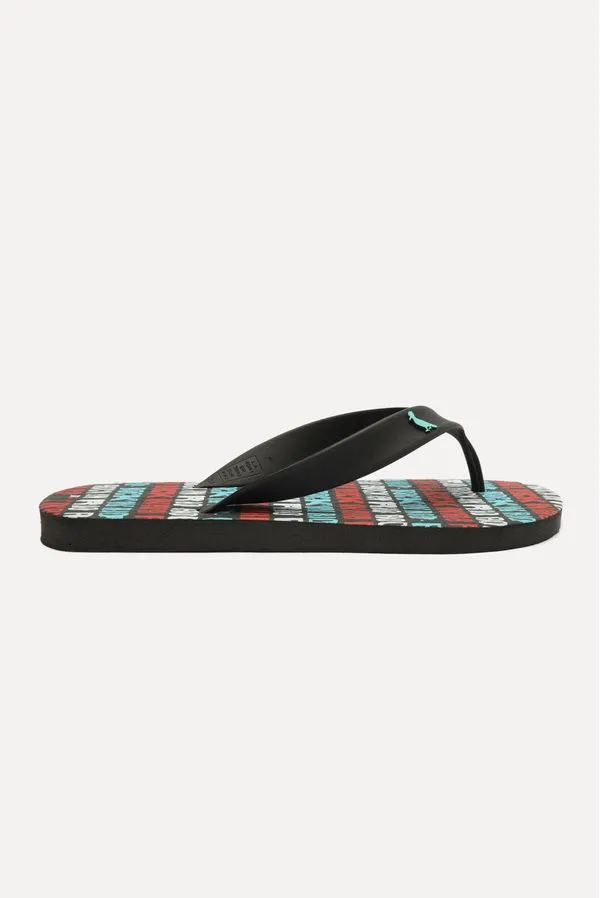 Chinelo Rsv Rock Type Preto/Preto - 37/38