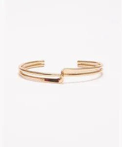 bracelete com nó dourado Único