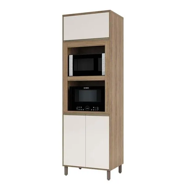 Paneleiro 70cm Duplo Nicho 2 Portas 1 Porta Basculante 1pt