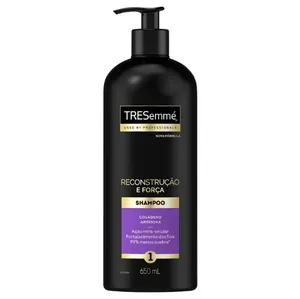 Shampoo Tresemmé Reconstrução e Força 650ml Shampoo Tresemmé Hidratação Profunda 650ml