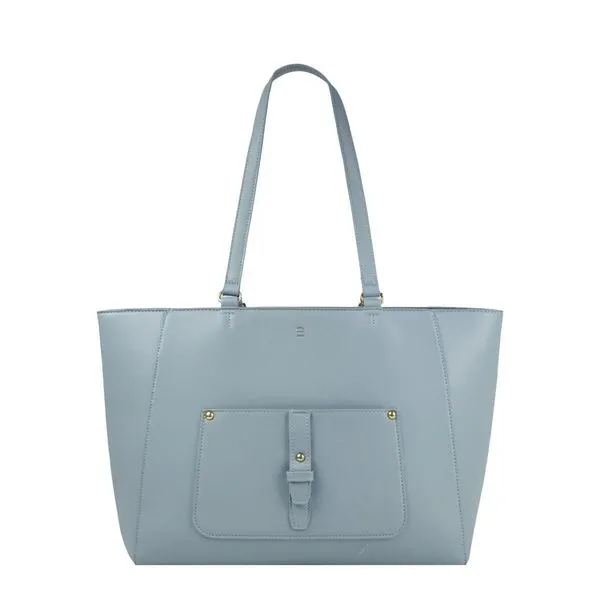Bolsa Ombro Tote Floater Fivela BS67355LP Le Postiche AZUL