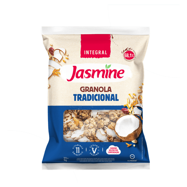 Granola Integral Jasmine Grain Flakes Tradicional 1kg