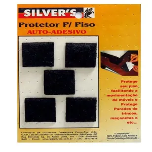 Protetor de Piso Quadrado M 30x30mm - 771 - SILVER'S