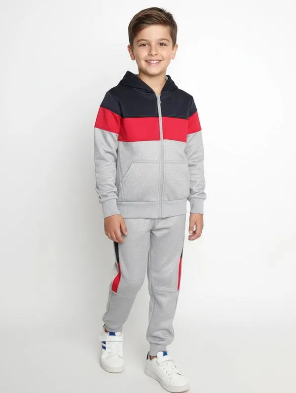 Agasalho Malha Com Capuz Infantil Para Menino - MESCLA 6