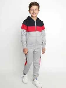Agasalho Malha Com Capuz Infantil Para Menino - MESCLA 10