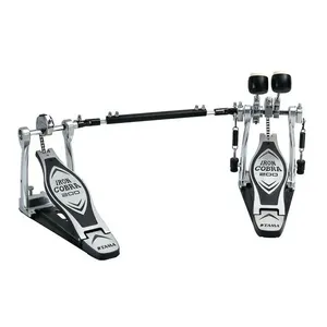 Pedal Duplo para Bumbo Iron Cobra 200 Power Glide HP200PTW Mecanismo Suave Tama Drums Pedal Duplo para Bumbo Iron Cobra 200 Power Glide HP200PTW Tama Drums