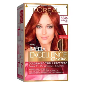 Loreal Coloração Imédia 6646 Vermelho Rubi