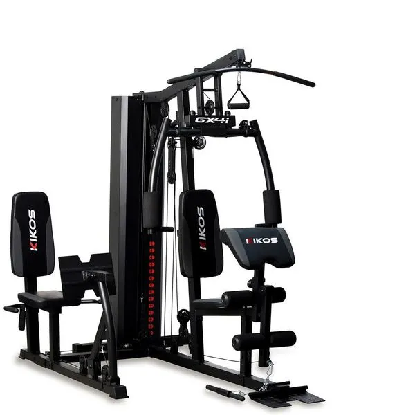 Estação de Musculação 65kg Kikos Gx4i para Residências Hotéis Clubes e Condomínios Estação de Musculação 65kg Kikos Gx4i com Mais de 30 Exercícios
