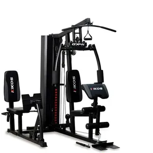 Estação de Musculação 65kg Kikos Gx4i para Residências Hotéis Clubes e Condomínios Estação de Musculação 65kg Kikos Gx4i com Mais de 30 Exercícios
