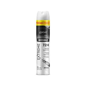 Desodorante Antitranspirante Above Men Extreme Invisible 72h Aerossol 200ml