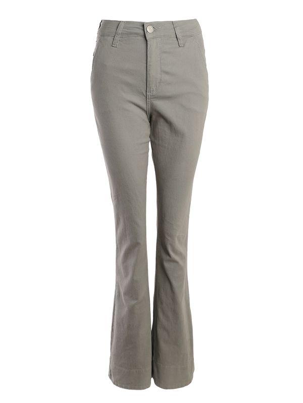 Calça Sarja Boot Cut Mokkai Feminina CINZA CLARO 44