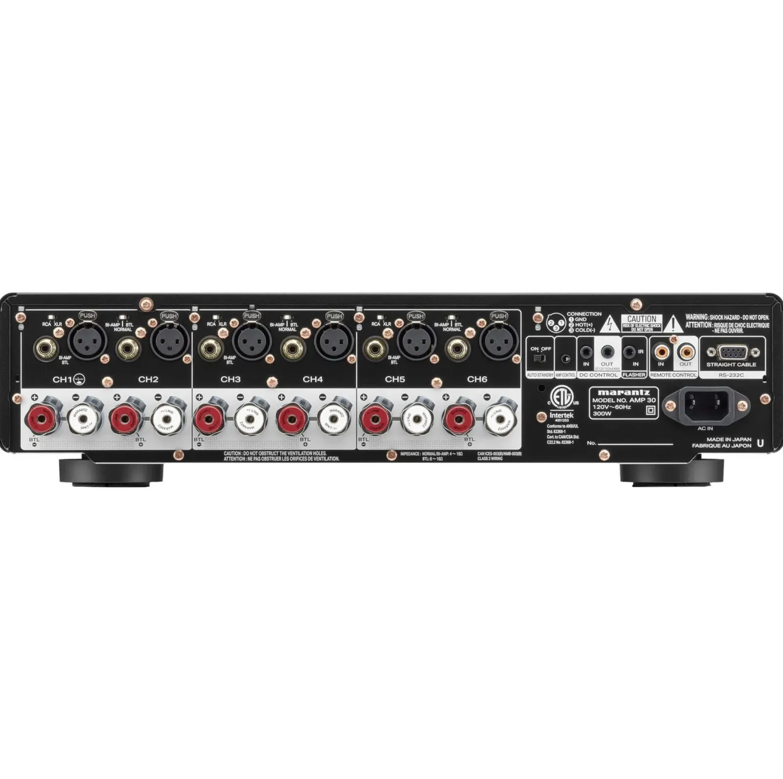 Amplificador Multicanais Marantz amp 30 Preto- 120v