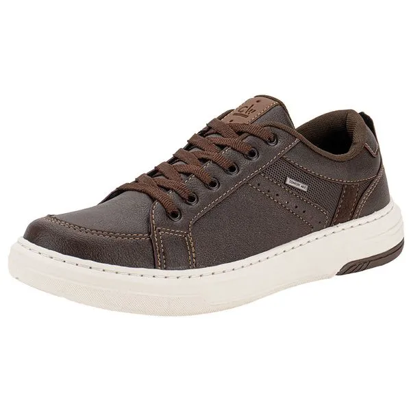 Sapatênis Masculino Confort Way - 9103 CAFÉ 01 38