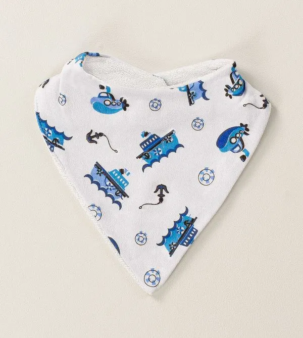 Babador Bandana Atoalhado Oceano Oceano