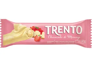 Wafer Trento Cheesecake De Morango 29G WAFER TRENTO MORANGO 29G