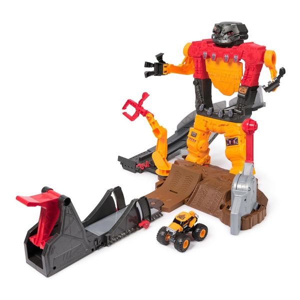 Playset - Smashbot Com Veiculo - 1:64 - Monster Jam - Sunny