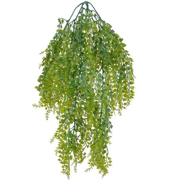 Planta Artificial Grass Florarte X124 65cm Para Pendurar Verde (MP)