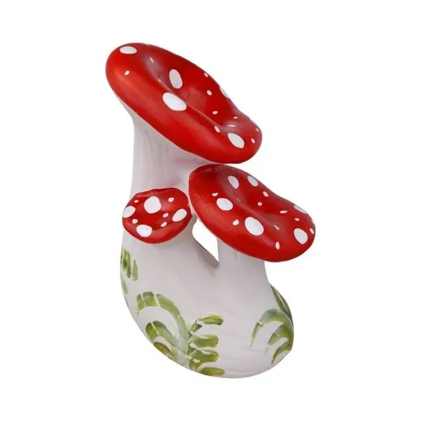 Cogumelo De Cerâmica Para Jardim N 3
