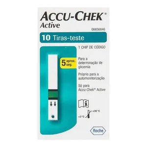 Tiras Accu-Chek Active Roche - 10 unidades