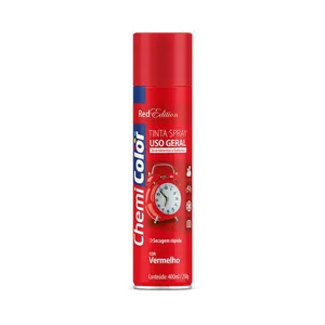 Tinta Spray Uso Geral 400Ml Vermelho Chemicolor