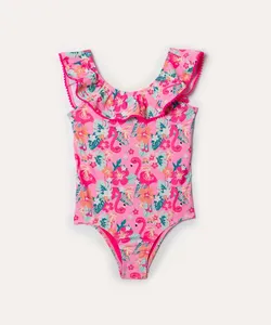maio infantil flamingo proteção uv pink 12