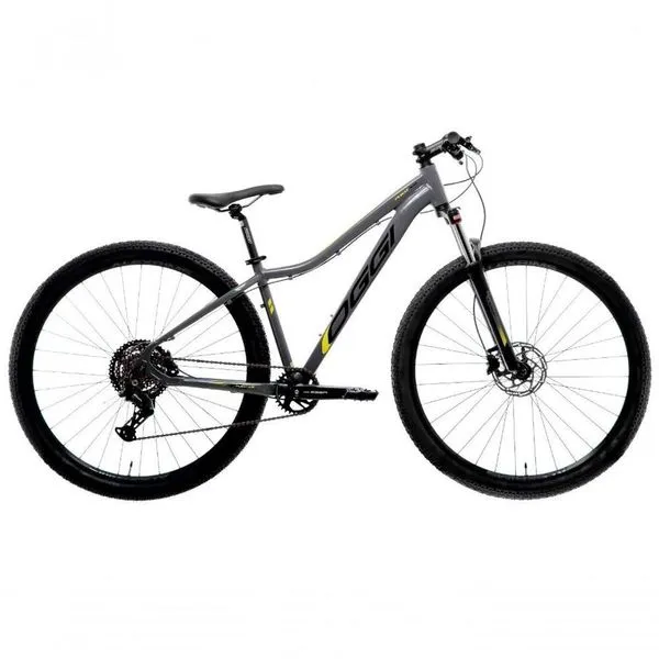 Bicicleta Float 5.0 Essa Mountain Bike Aro 29 Quadro Alumínio 8 Marchas Grafite Preto S-Lime Oggi Bikes Bicicleta Float 5.0 Essa Mountain Bike Aro 29 Quadro Alumínio 8 Marchas Oggi Bikes