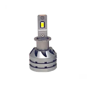 Kit Lâmpada LED Automotiva para Farol TX5 PRO H3 TP-6181 50W 5500LM Branco com Corpo em Alumínio de Aviação 6063 e LED Kit Lâmpada LED Automotiva para Farol TX5 PRO H3 TP-6181 50W 5500LM Branco Compatível com Diversos