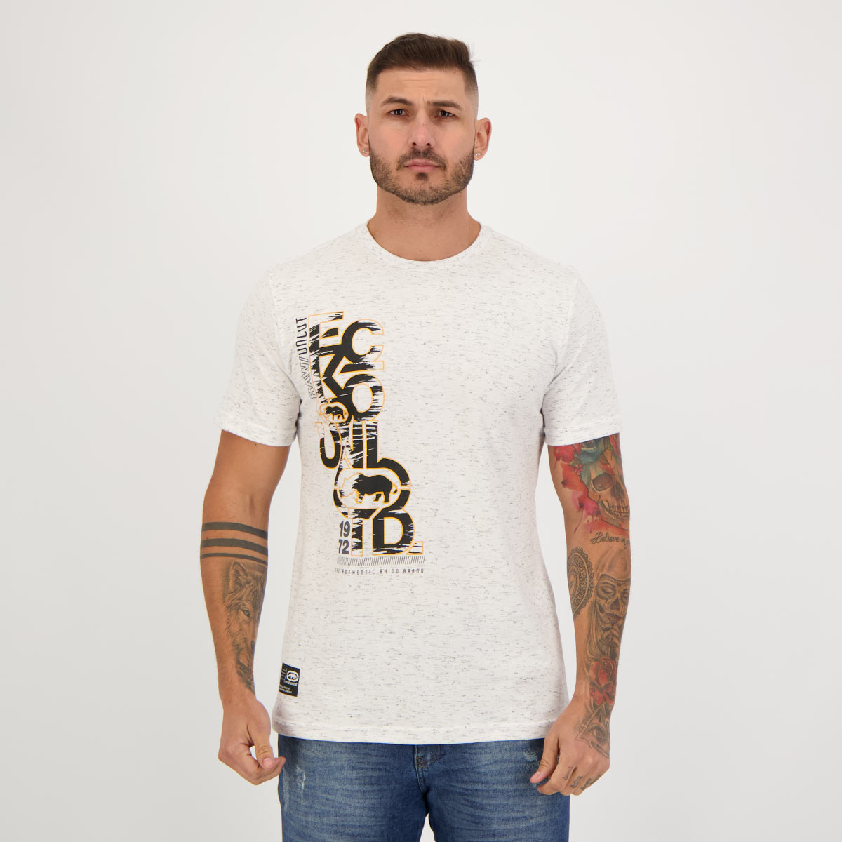 Camiseta Ecko Raw Uncut Branca