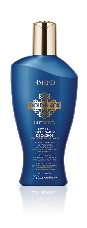 Disciplinador Amend de Cachos Gold Black 250mL
