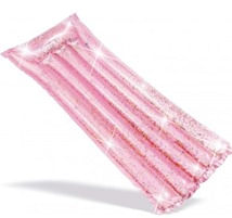 Colchão Inflável p/ Piscina Pink Glitter Intex