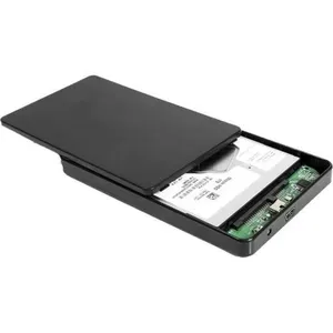 Case para HD Externo 2,5" CH-210BK com Suporte para Disco Rígido e SSD SATA e Capa Robusta Preto C3tech Case para HD Externo 2,5" CH-210BK com Conexão USB 2.0 e Capa Robusta Preto C3tech