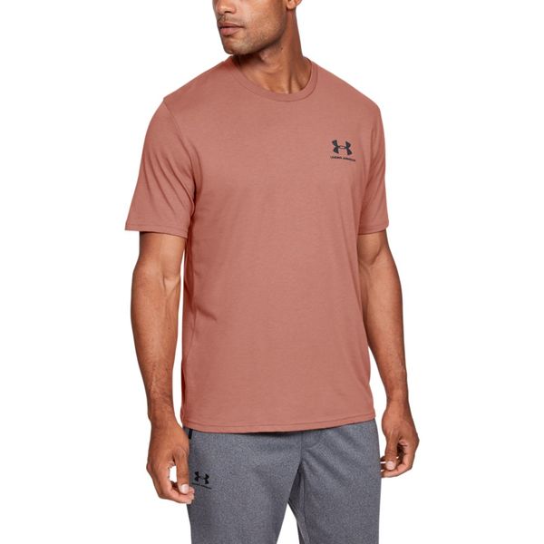 Camiseta de Treino Masculina Under Armour Left Chest P Marrom