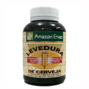 Levedura de Cerveja Amazon Ervas 200 Cápsulas 500mg