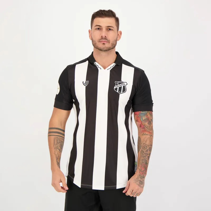 Camisa Vozão Ceará I 2021 Copa do Nordeste 2022 Preta