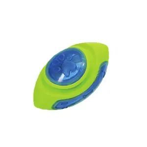 Brinquedo Mordedor Nave Espacial Tex Pets Verde e Azul Único