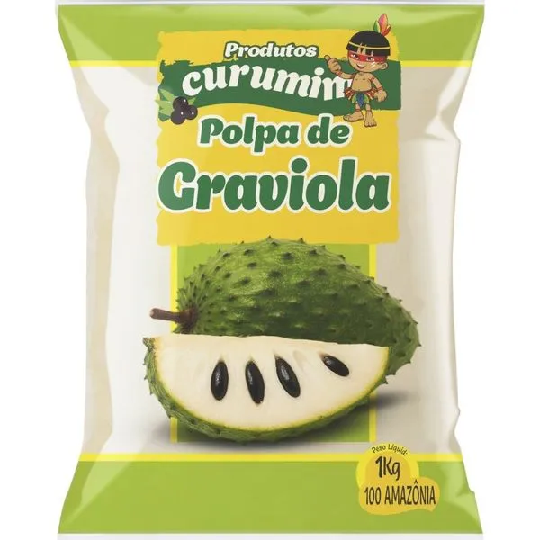 Polpa De Graviola Produtos Curumim 1kg