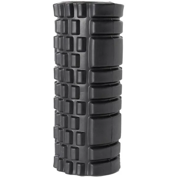 Rolo de Liberação Miofascial para Recuperação Muscular Textura Ergonômica Preto e Rosa Acte Sports Rolo de Liberação Miofascial para Automassagem Textura Ergonômica Preto e Rosa Acte Sports