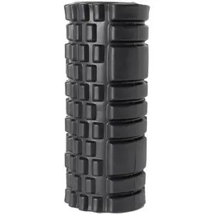 Rolo de Liberação Miofascial para Recuperação Muscular Textura Ergonômica Preto e Rosa Acte Sports Rolo de Liberação Miofascial para Automassagem Textura Ergonômica Preto e Rosa Acte Sports