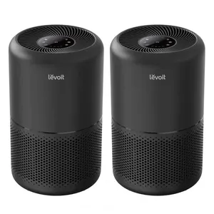 Purificador de Ar Levoit Preto Filtro 3-em-1 CADR 143 CFM Cobertura 100 m² Core 300 2 Pacote