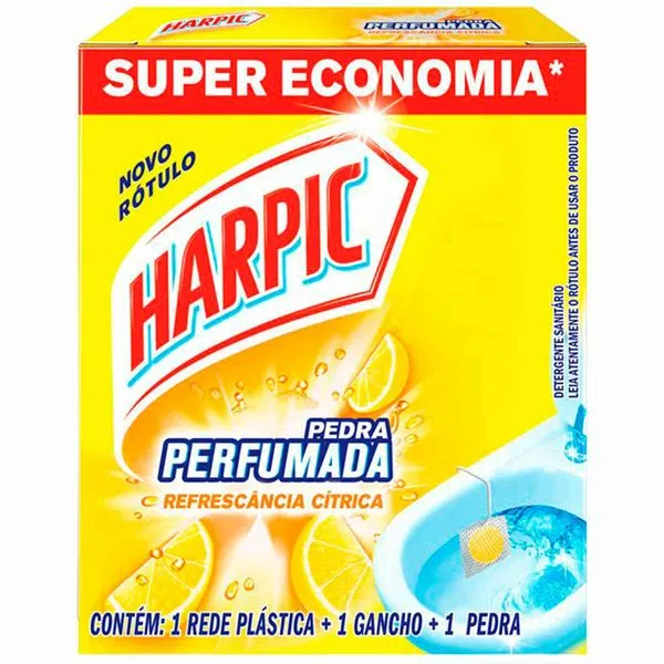 Pedra Sanitária Perfumada Harpic Citrus 25g