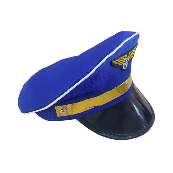 Chapéu Quepe De Aviador Temma Azul Royal 100778 (MP)