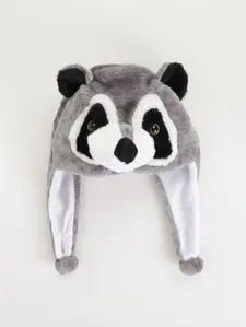Gorro Animais 3D Infantil - CINZA
